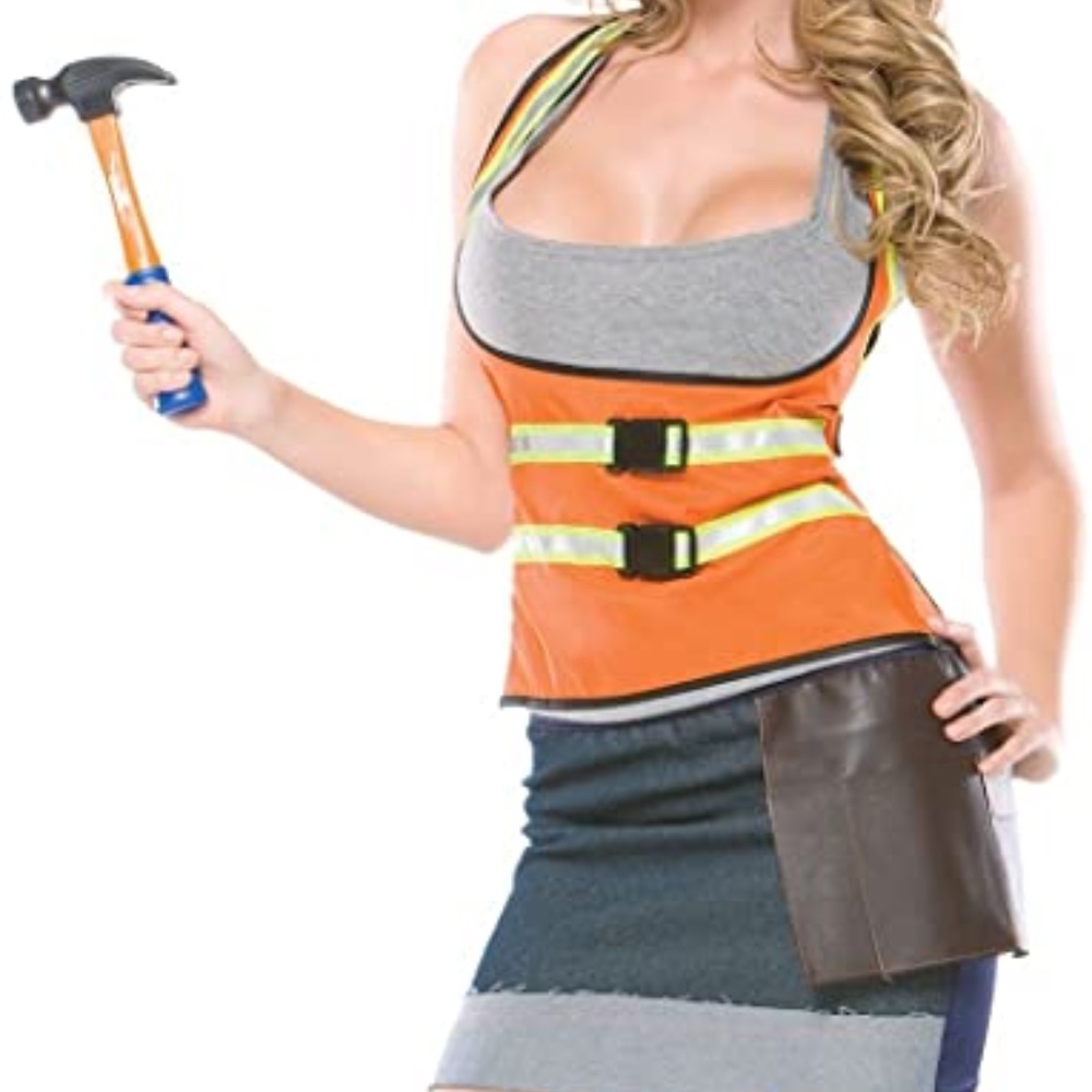 (SOLD) - Costume Woman Sexy Construction Worker